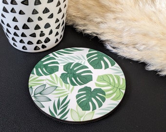 Monstera Leaf Coaster, Monstera Coaster, Leaf Coaster, Plants Coaster