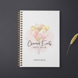 Personalisiertes A4 Bestellbuch, Logo Bestellbuch, Kleinunternehmerpapier, A4 Logo Bestellbuch, Bestellbuch, Bestellschein, Handwerksmesse Bestellbuch