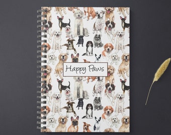 Dog Grooming Appointment Book, Dog Groomer Client Record Book, Dog Walker, Dog Groomer Present, Client Book, Cute Appointment Diary, A5