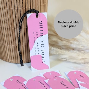 Slim Clothing Hang Tags, Labels, Business Tags, Business Logo Tags, Clothing Tags, Business Cards, Swing Tags