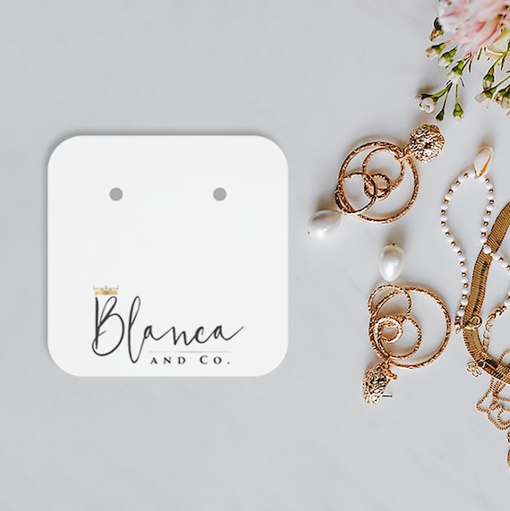 Earring Cards Small Earring Cards Personalised Earring Cards Jewellery Cards Custom Business Cards Business Tags Business Cards Etsy Canada