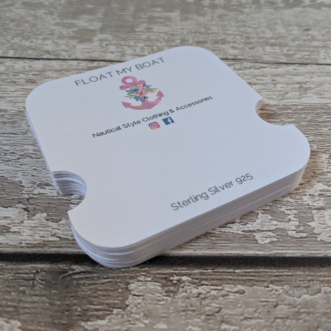 Bracelet Cards Business Logo Card Bracelet Holder Jewellery Etsy