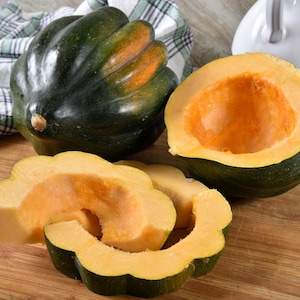 50 TABLETT KING Acorn SQUASH Vinter- eller Sommargrönsaksfrön Cucurbita Maxima