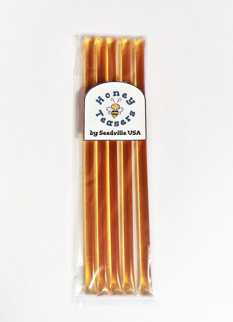5 Pack CINNAMON HONEY TEASERS Natural Honey Snack Sticks Etsy
