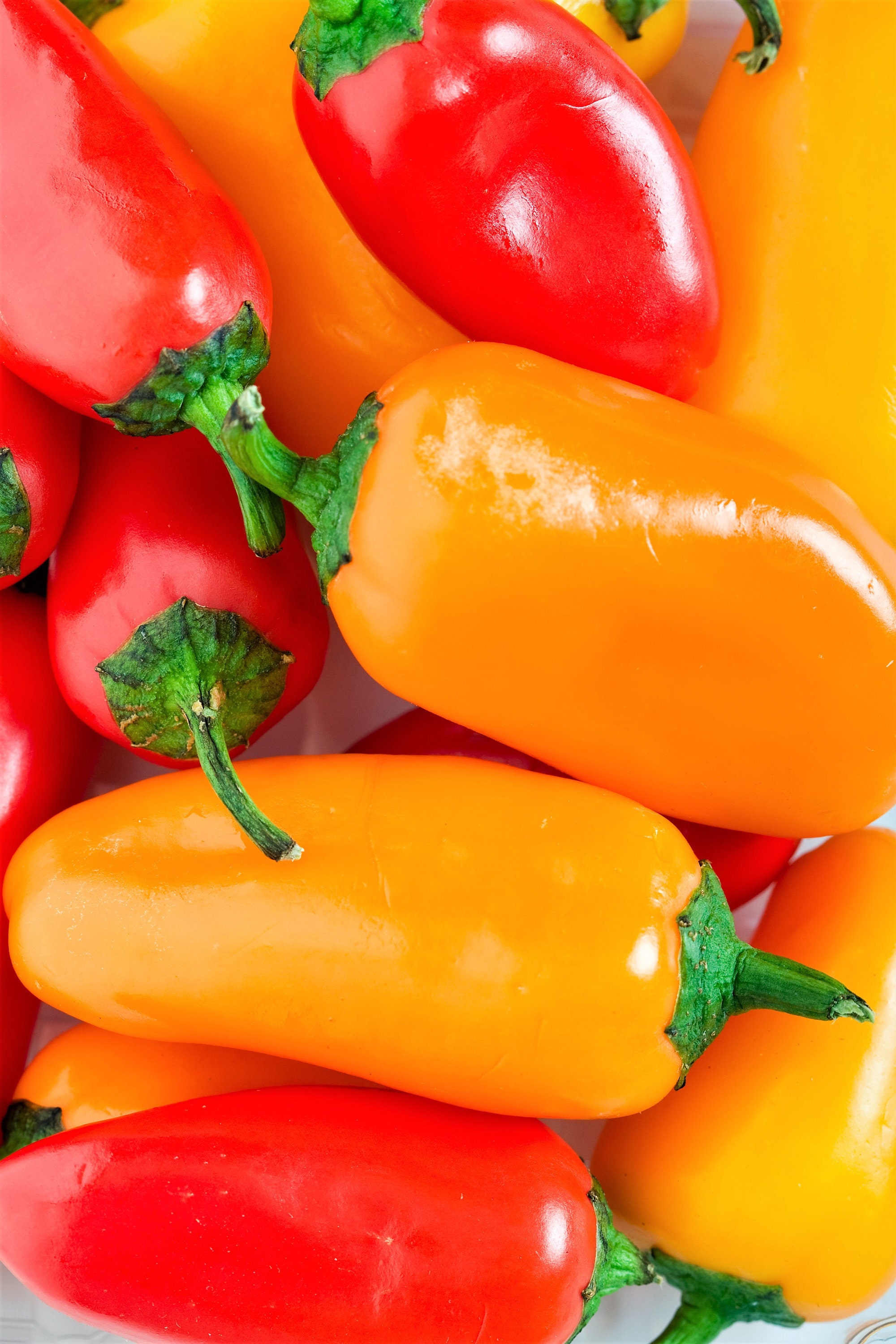 25 ORANGE JALAPENO PEPPER Capsicum Annuum Hot Spicy Vegetable Seeds