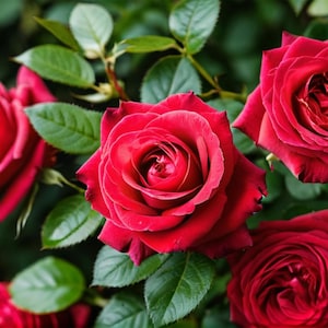 5 RED ROSE Rosa Bush Arbusto Sementes de flores perenes