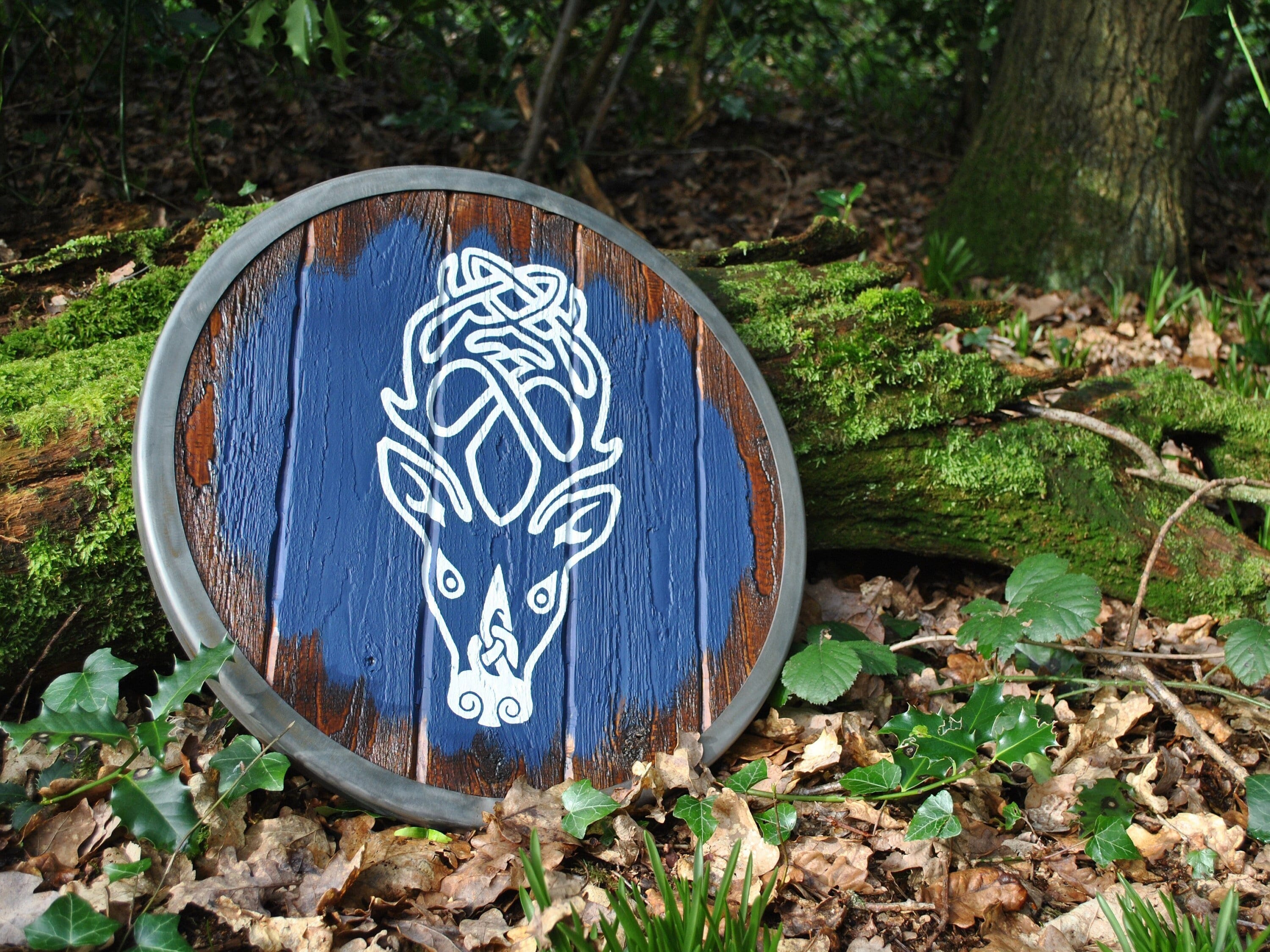 Steel, Wood and Leather Falkreath Hold Viking Shield Replica - Etsy UK