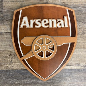 Arsenal Wooden 3D and Inlay logo image 1