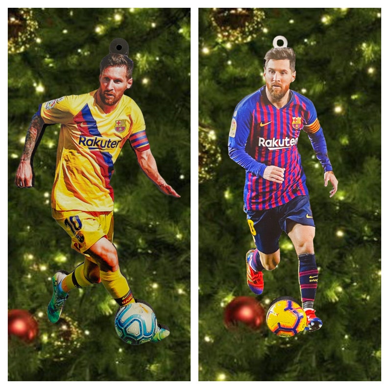 Lionel Messi NEW and Improved Deluxe Christmas Ornament with | Etsy
