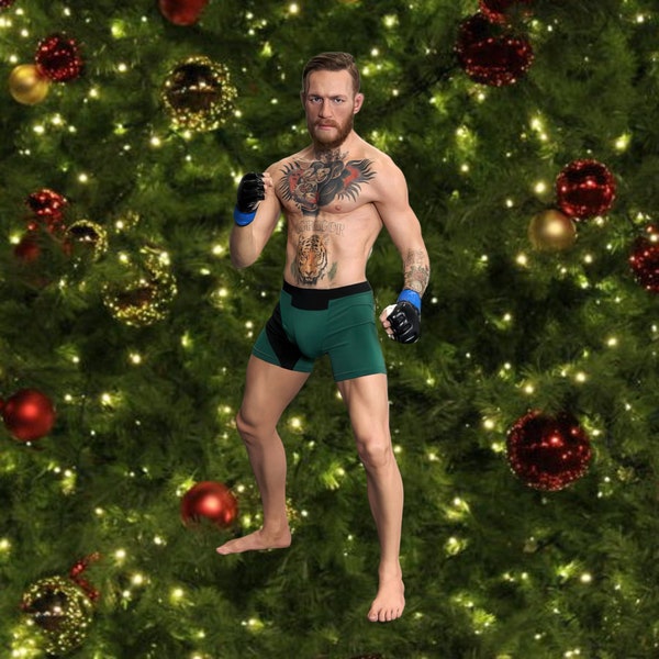 Conor McGregor Wooden Ornament with free engraving and gift box