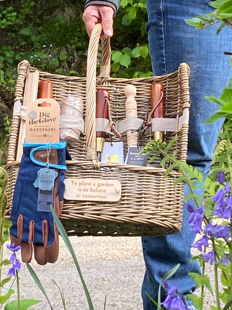 Extra Large Garden Gift Set Personalised 10 Piece Garden Trug Etsy