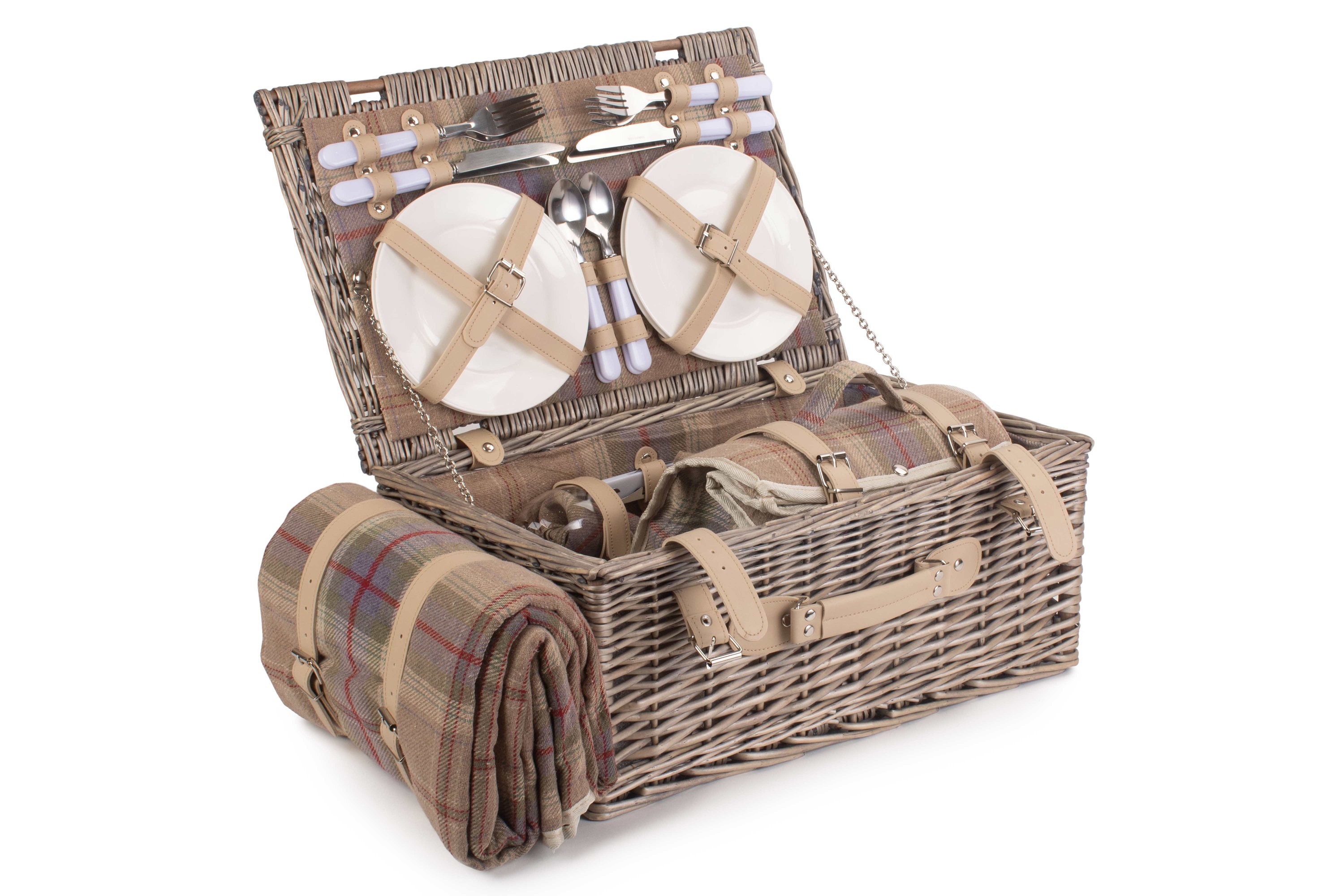Picnic Basket Personalised 4 Person Traditional British Etsy