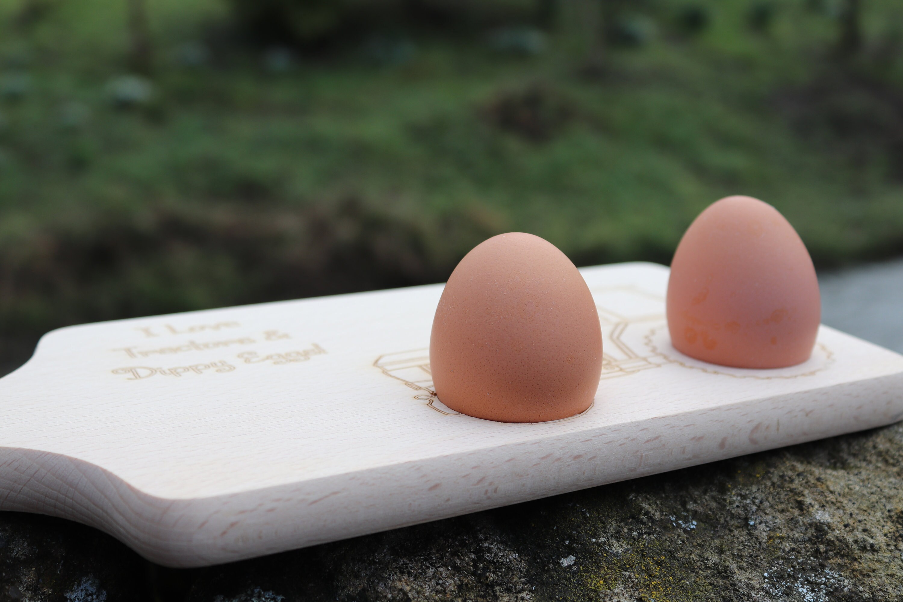 Personalised Wood Egg Board Custom Engraved I Love Rockets or Etsy