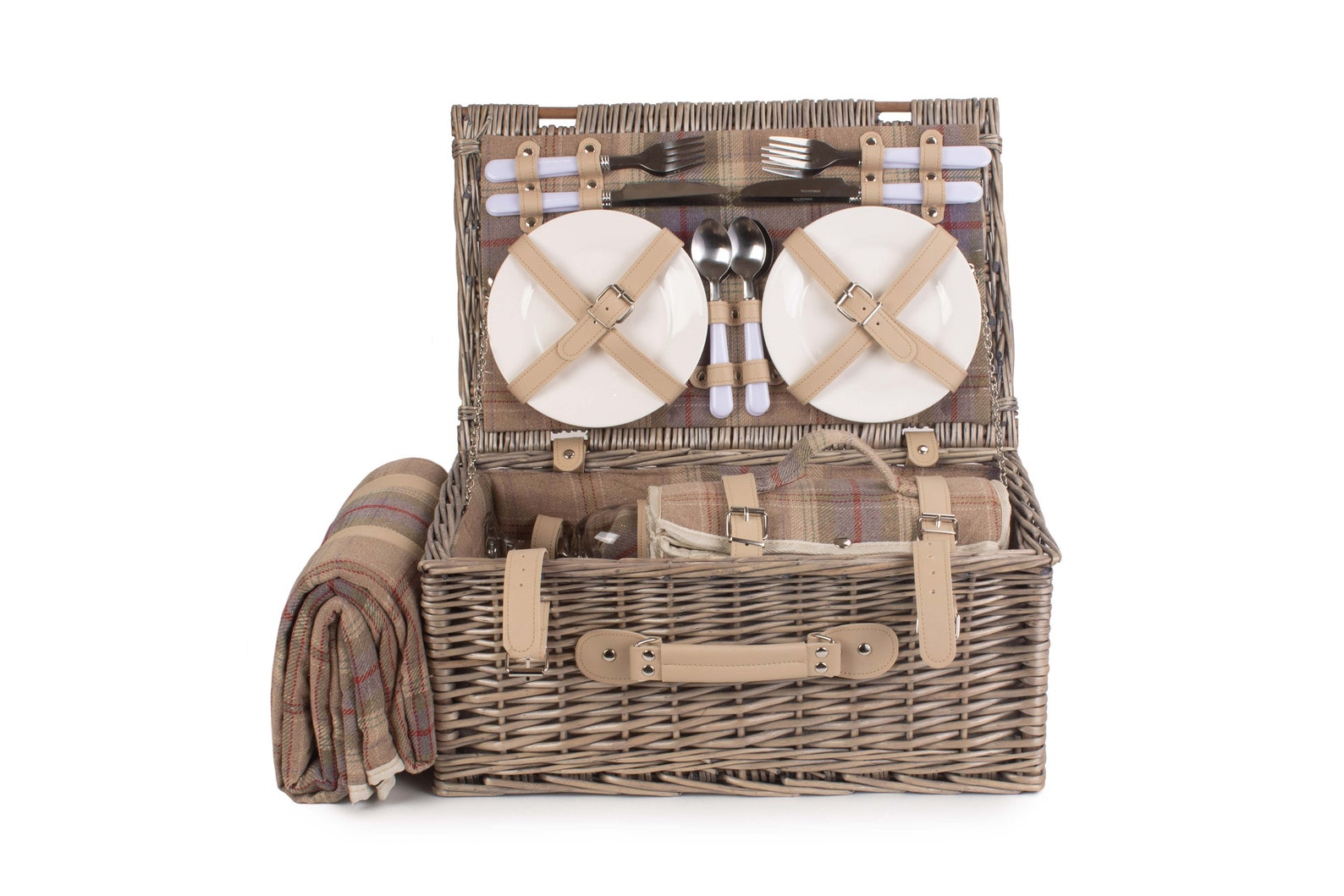Picnic Basket Personalised 4 Person Traditional British Etsy