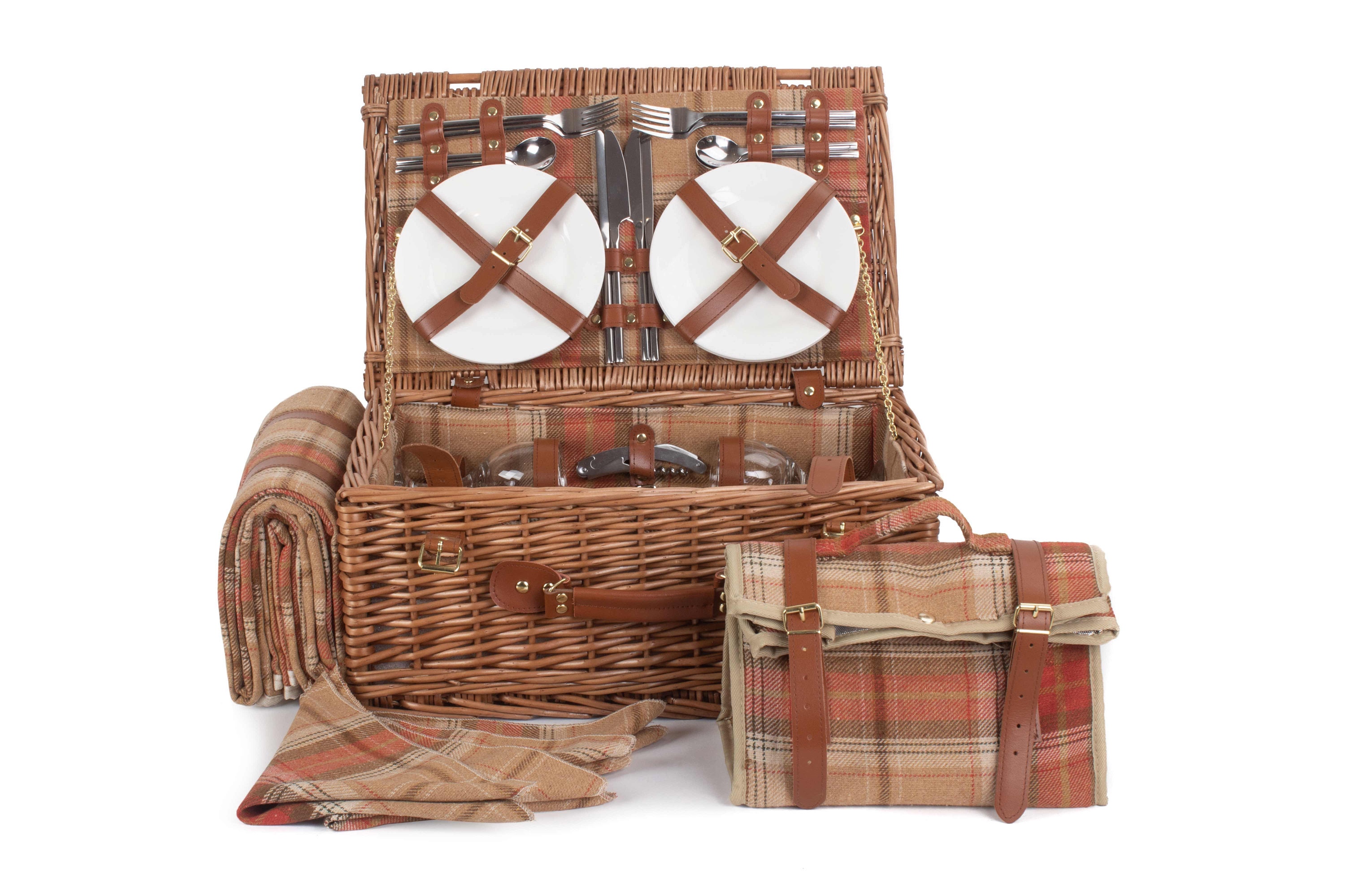 Picnic Basket Personalised 4 Person Traditional British Etsy