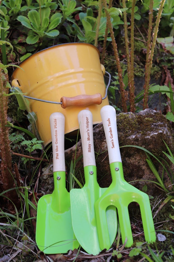 Garden Helper S 3pc Tool Set Personalised Engraved For 3pc Tool Set Personalised Engraved, The Garden Helper