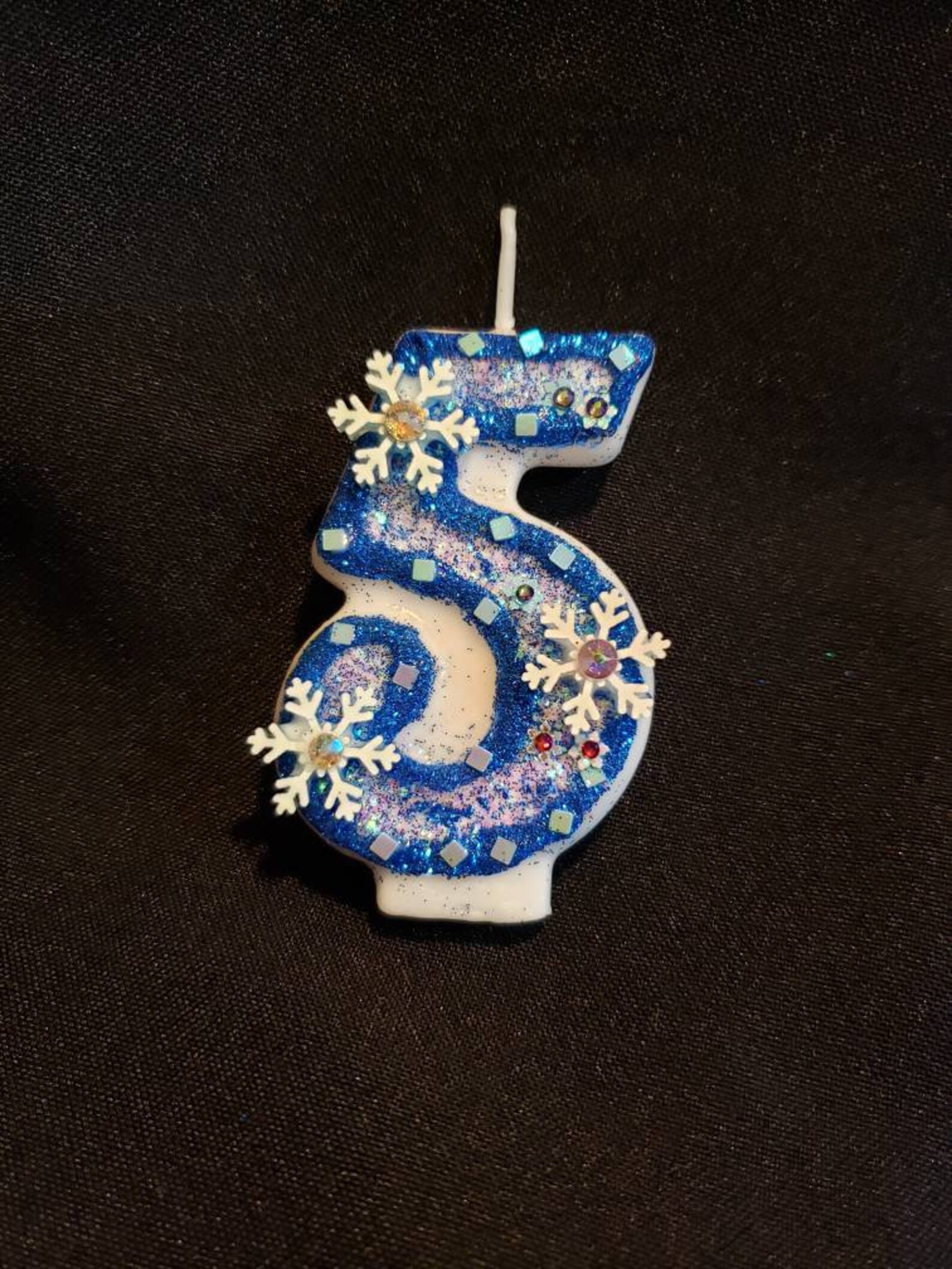Frozen theme birthday candle Etsy