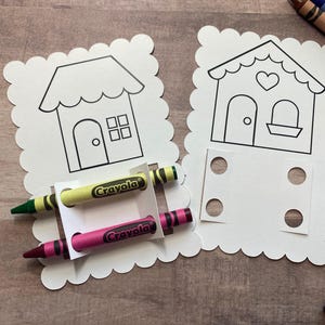 Kit de entretenimiento infantil con tarjetas para colorear de agentes inmobiliarios, hoja de actividades para niños, herramienta de marketing inmobiliario, decoración para sala de estar de apartamentos, jornada de puertas abiertas imagen 7