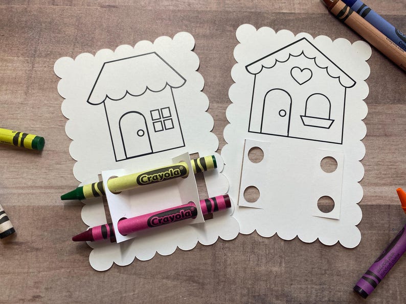 Kit de entretenimiento infantil con tarjetas para colorear de agentes inmobiliarios, hoja de actividades para niños, herramienta de marketing inmobiliario, decoración para sala de estar de apartamentos, jornada de puertas abiertas imagen 7