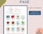 Realtor Open House Scavenger Hunt Activity Sheet Digital Download Printable Game Kid Entertainment Property Tour Family Friendly Showing