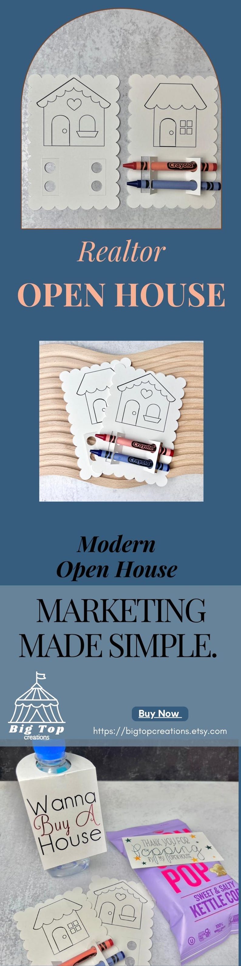 Kit de entretenimiento infantil con tarjetas para colorear de agentes inmobiliarios, hoja de actividades para niños, herramienta de marketing inmobiliario, decoración para sala de estar de apartamentos, jornada de puertas abiertas imagen 10