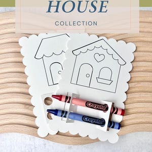 Kit de entretenimiento infantil con tarjetas para colorear de agentes inmobiliarios, hoja de actividades para niños, herramienta de marketing inmobiliario, decoración para sala de estar de apartamentos, jornada de puertas abiertas imagen 11