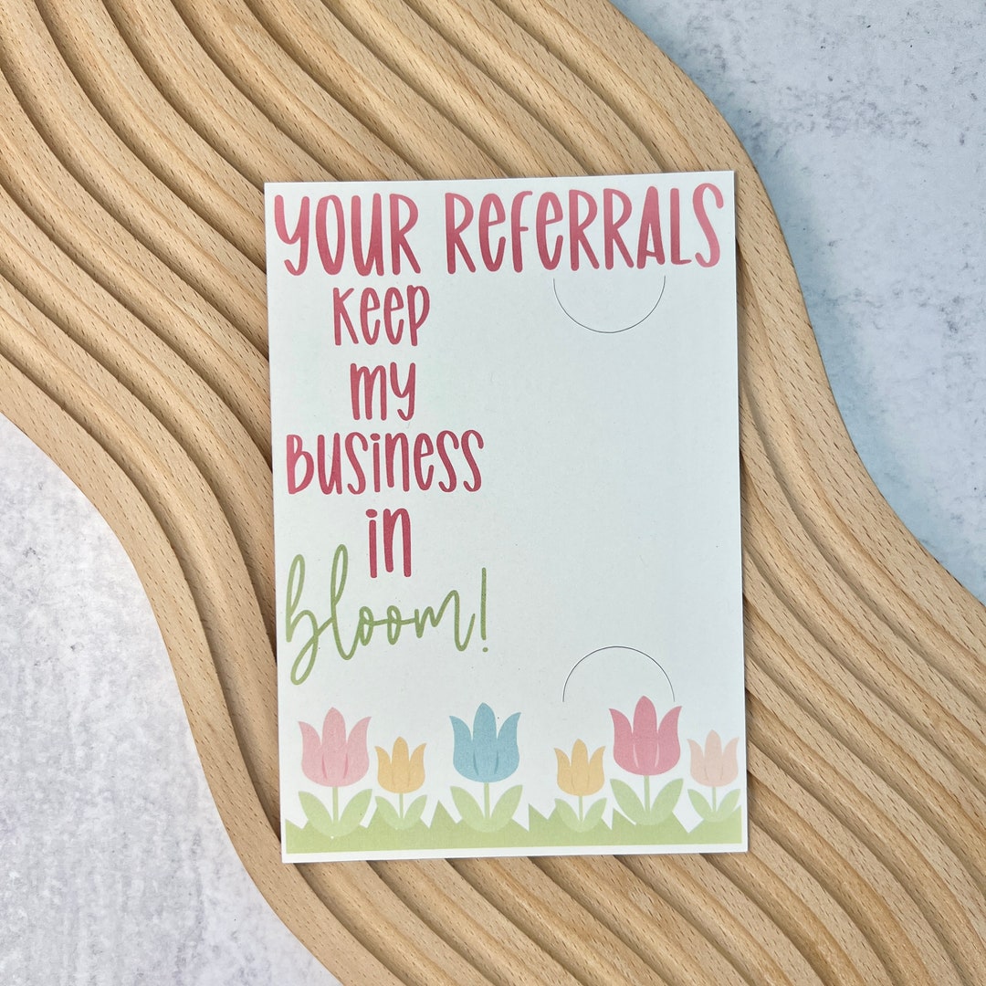 Flower Pop by Tag Spring Referral Tag Realtor Pop by Real Estate ...