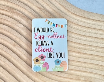 Realtor Open House Giveaway Idea Spring Marketing Tag Cardstock Thank Client Appreciation Gift Egg Theme Favor Real Estate Showing Material