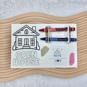 Open Huis Kleurplaat Makelaar Giveaway Huis Kleurkaart Hypotheek Giveaway Vastgoed Open Huis Makelaar Marketing Hypotheek Kleurplaat
