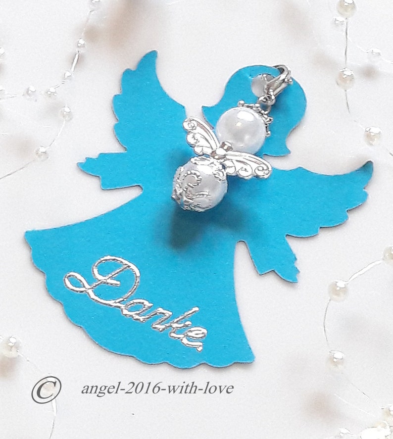 Engel-Karte-Schutzengel-Danke Blau Tischkarten gastgeschenke - Etsy.de