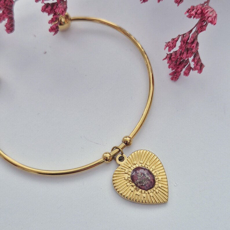 Bracciale Bangle A Forma Di Foglia Con Taglio A Marquise - Gioiello In Lega Di Zinco Per Donna - Regalo Matrimonio E Fidanzamento - 3