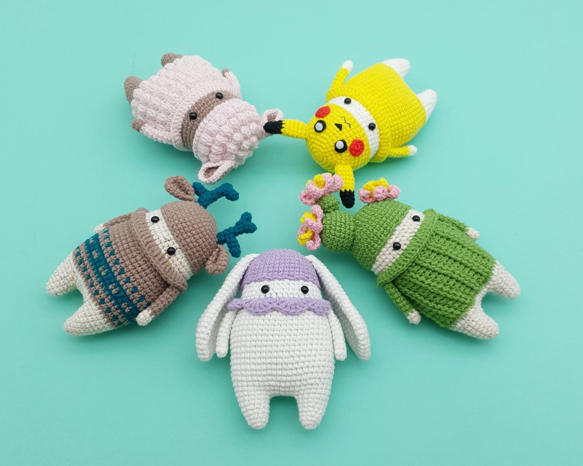 Crochet Pattern Mimic Pikachu Amigurumi Toy Pattern Cute | Etsy