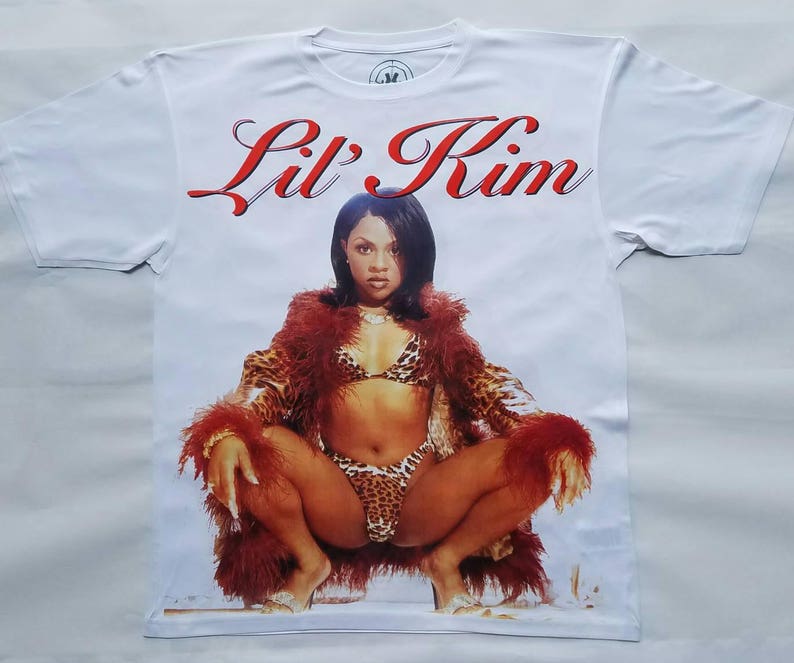 Lil Kim sublimation T shirt image 0.