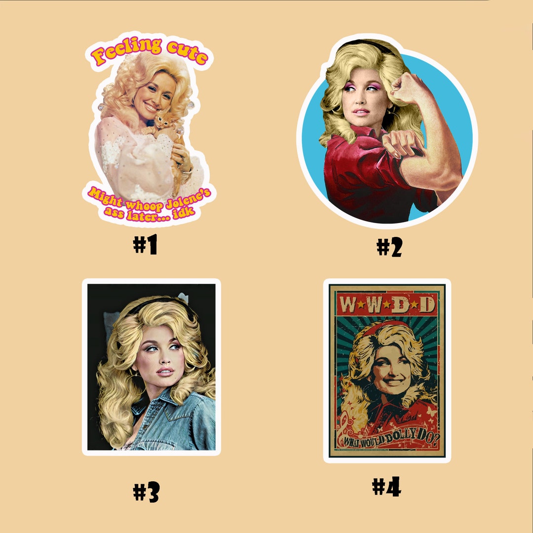 Dolly Parton Sticker Dolly Parton Decal Dolly Parton Fan Etsy