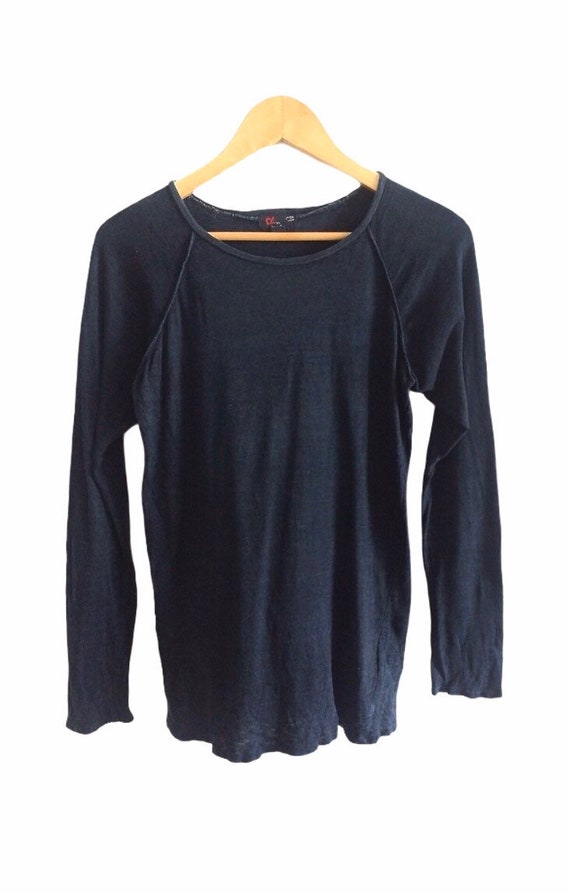 Vintage 45rpm Denim Longsleeve T Shirt Rare