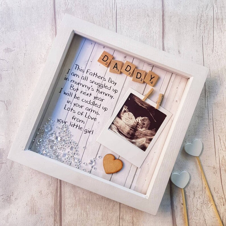 Daddy to Be Frame 1st Fathers Day Gift Scan Picture Frame Etsy UK