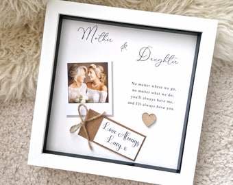 Personalized Mother Daughter Picture Frame: Custom Photo Gift (9x9)