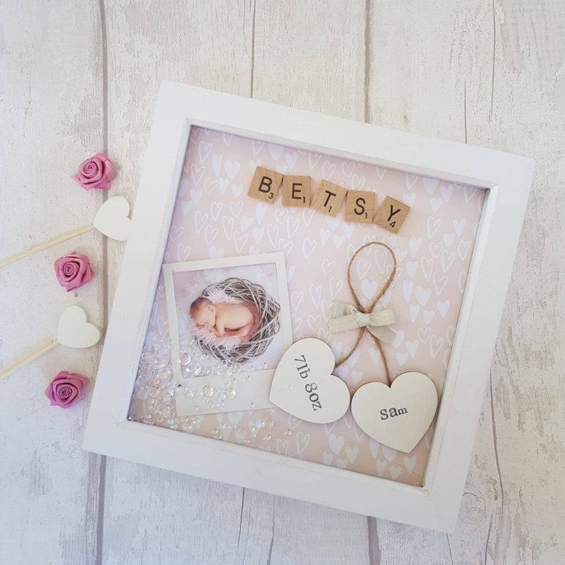 New Baby Frame Newborn Gift Gift For Twins Present For New Etsy
