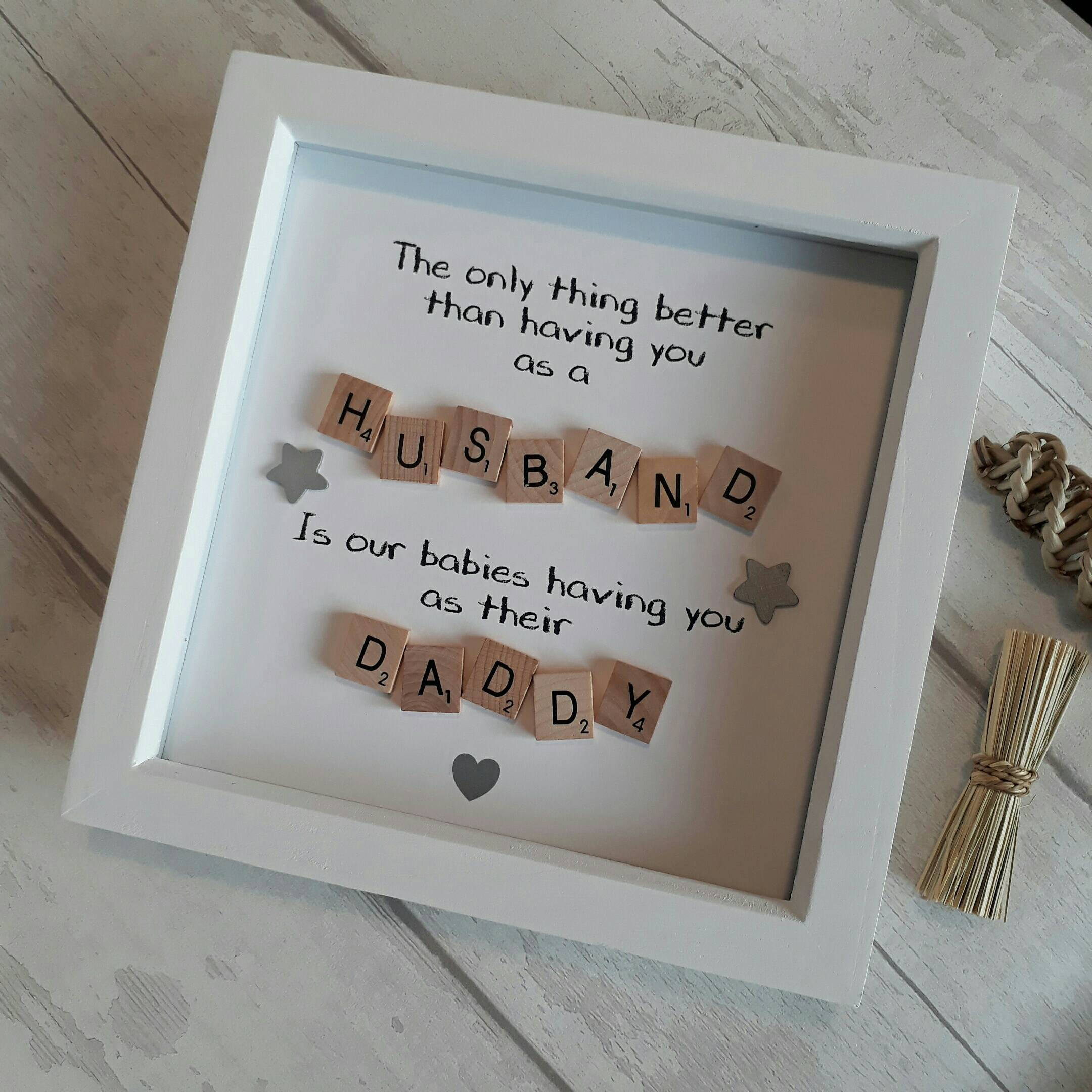 birthday frame for husband