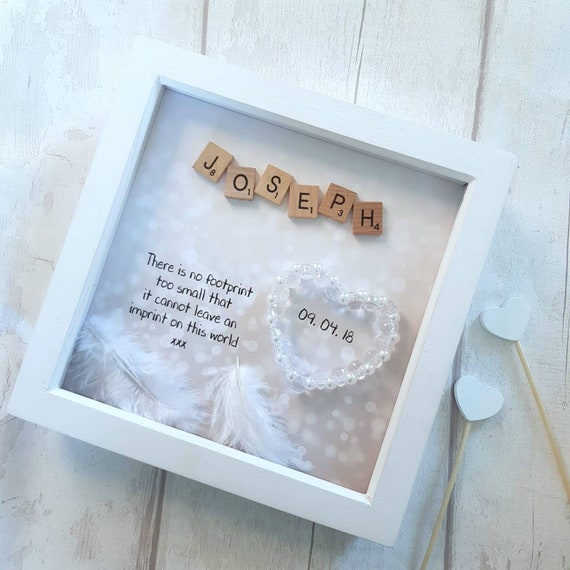 Baby Memorial Frame Bereavement Gift Rainbow Baby Sympathy