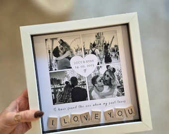 Personalized Photo Frame Gift: Valentine's Day, Birthday, Special Occasion (9x9)