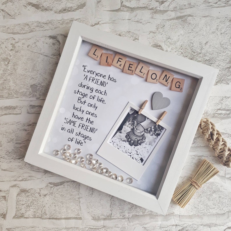 Best Friend Frame Gift for Friend Lifelong Friends Etsy UK