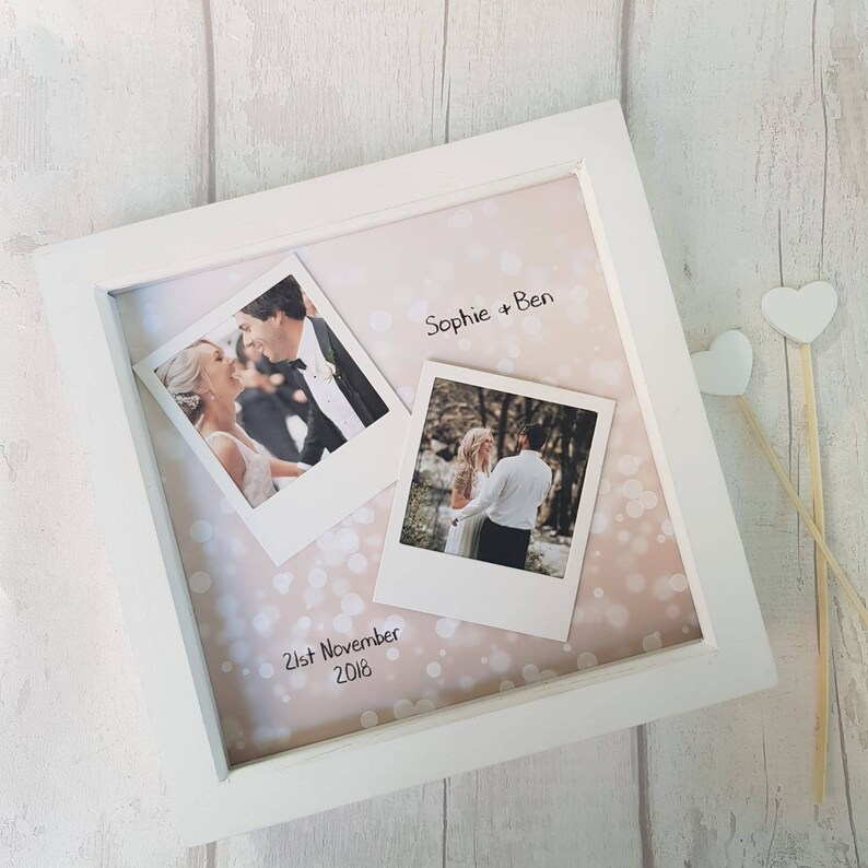 Anniversary Frame Engagement Gift Wedding Present Gift For Etsy