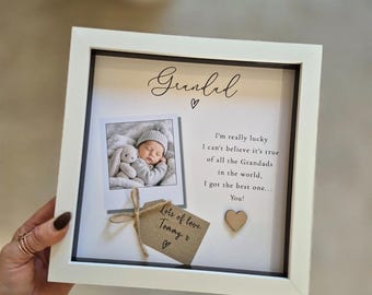 Personalised Grandad Photo gift, Grandad Frame from Grandchild, Present For Grandpa