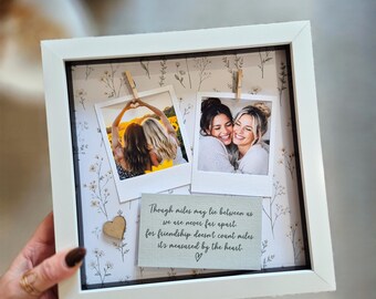 Personalized Photo Frame Gift, Friend Birthday Keepsake
