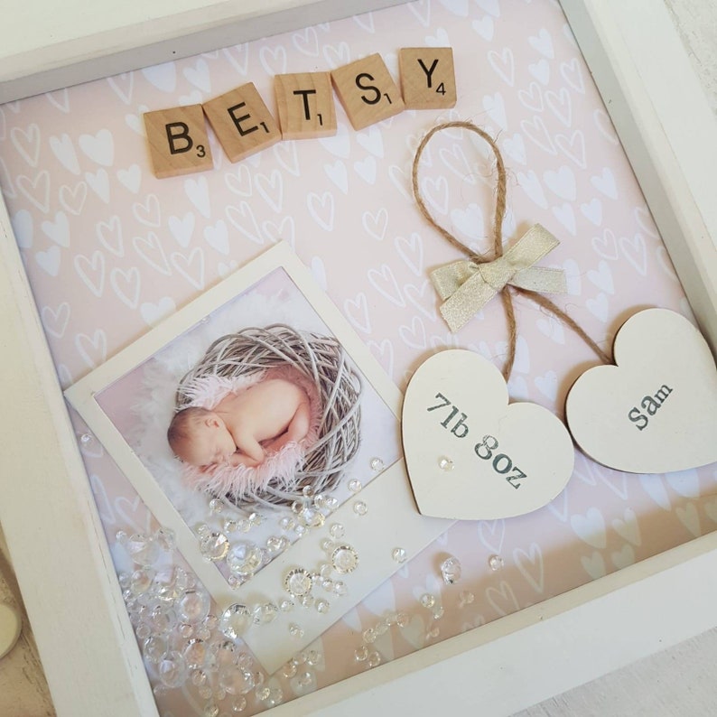 New Baby Frame Newborn Gift Gift For Twins Present For New Etsy