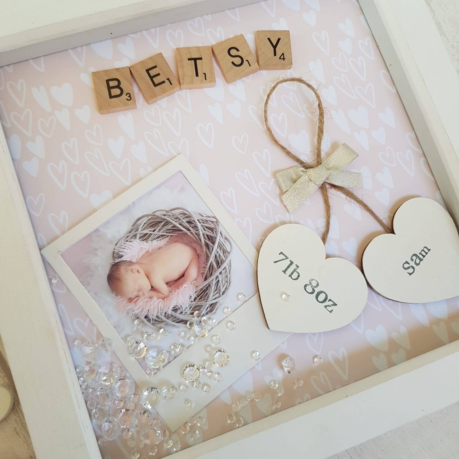 New Baby Frame Newborn Gift Gift For Twins Present For New Etsy
