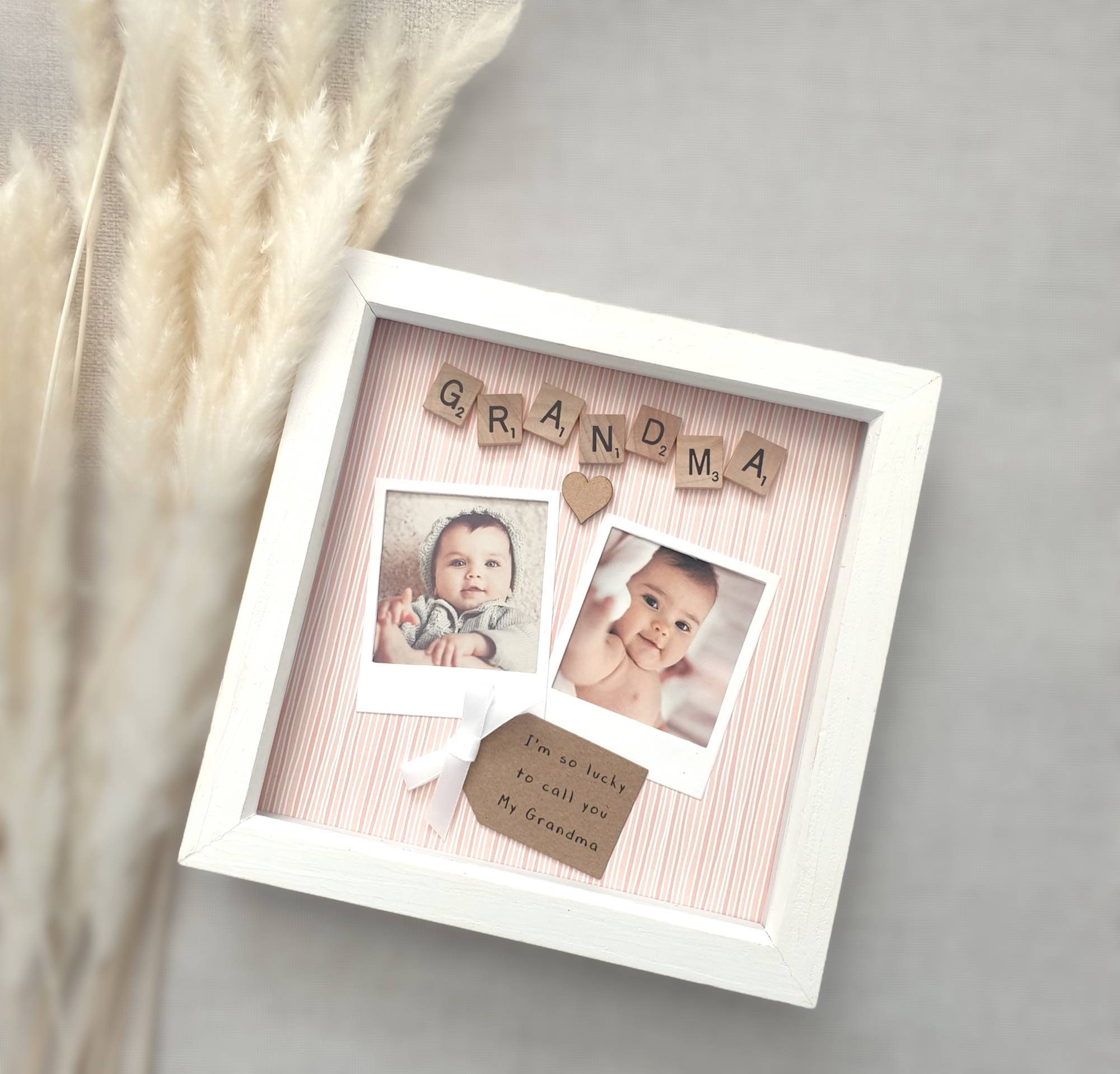 Personalised Engraved Wooden Photo Frame Gifts for Mum Nan  Gran Mothers Day 