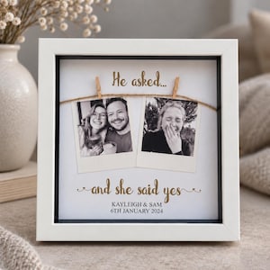 Personalised Engagement Photo frame gifts