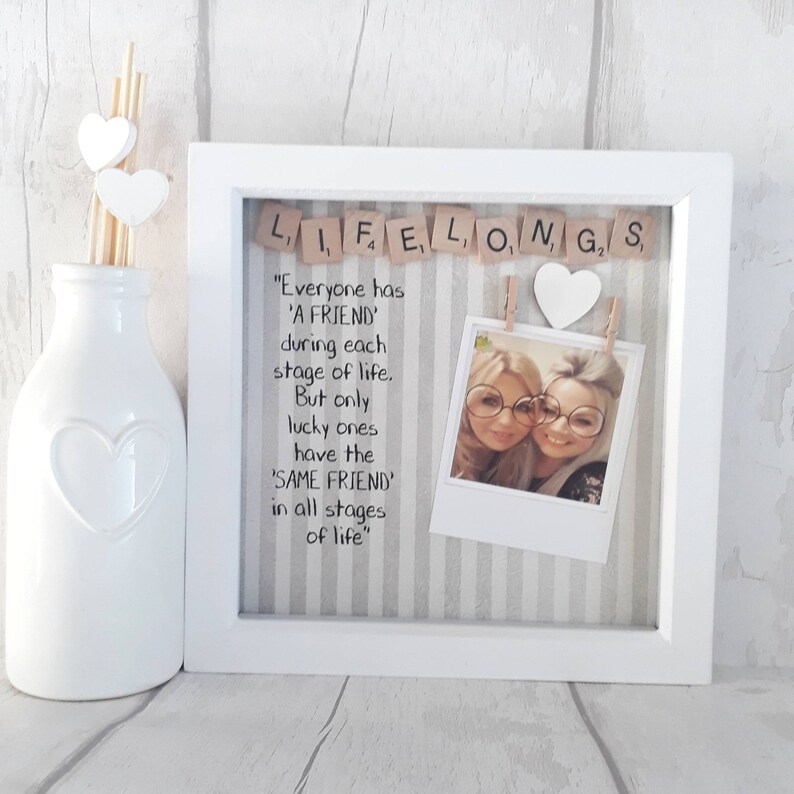 Best Friend Frame Gift for Friend Lifelong Friends Etsy UK